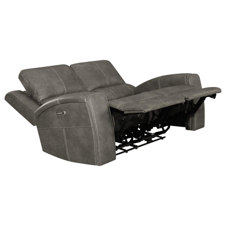 Brickston Triple Power Reclining Loveseat - Furniture World