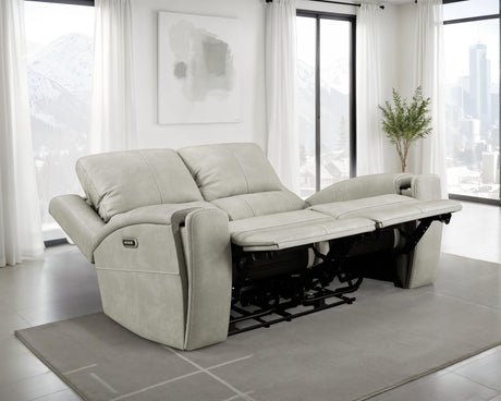 Brickston Triple Power Reclining Loveseat - Furniture World