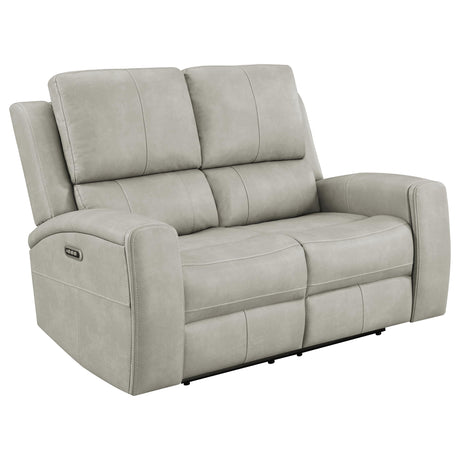 Brickston Triple Power Reclining Loveseat - Furniture World