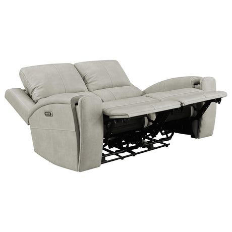 Brickston Triple Power Reclining Loveseat - Furniture World