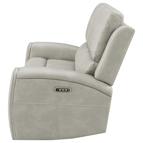 Brickston Triple Power Reclining Loveseat - Furniture World