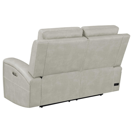 Brickston Triple Power Reclining Loveseat - Furniture World