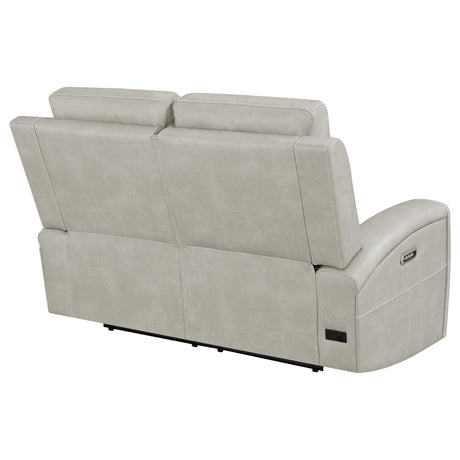 Brickston Triple Power Reclining Loveseat - Furniture World