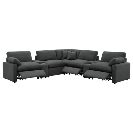 Collins Modular Power Reclining Sectional Sofa - Furniture World