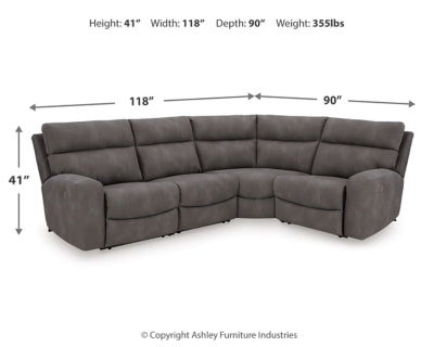 Next-Gen DuraPella Power Reclining Sectional - Furniture World