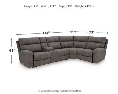 Next-Gen DuraPella Power Reclining Sectional - Furniture World