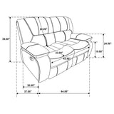Camila Reclining Sofa Set