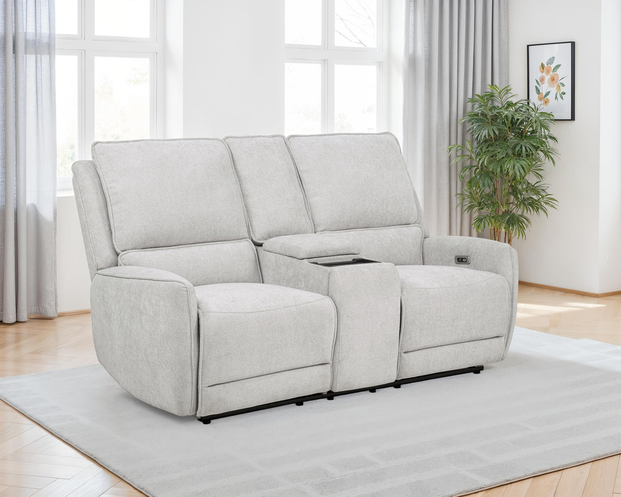 Sylmar Power Reclining Loveseat - Furniture World