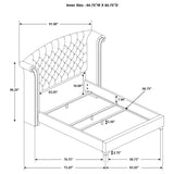 Melody Wingback Bed