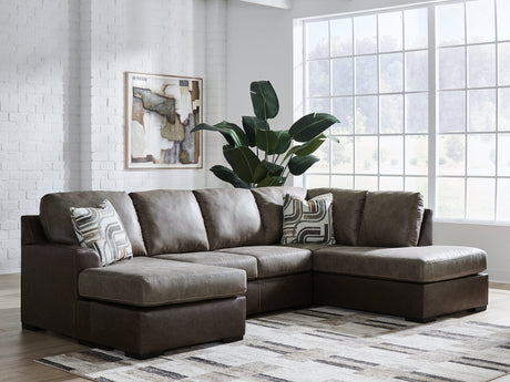 Castille Way Sleeper Sectional with Chaise - Furniture World