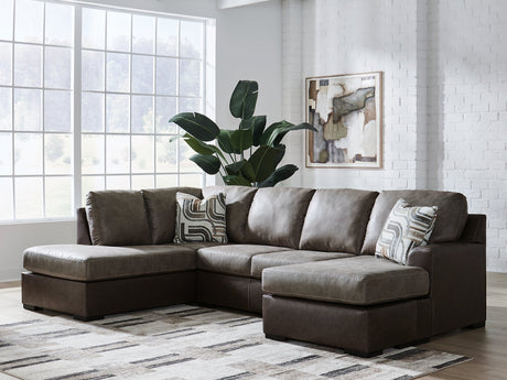 Castille Way Sleeper Sectional with Chaise - Furniture World