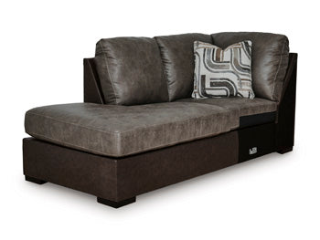 Castille Way Sleeper Sectional with Chaise - Furniture World