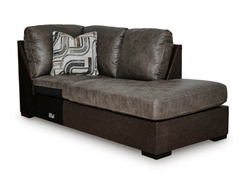 Castille Way Sleeper Sectional with Chaise - Furniture World