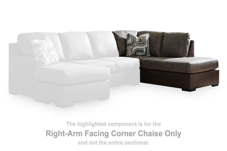 Castille Way Sleeper Sectional with Chaise - Furniture World
