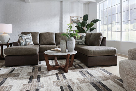 Castille Way Sleeper Sectional with Chaise - Furniture World