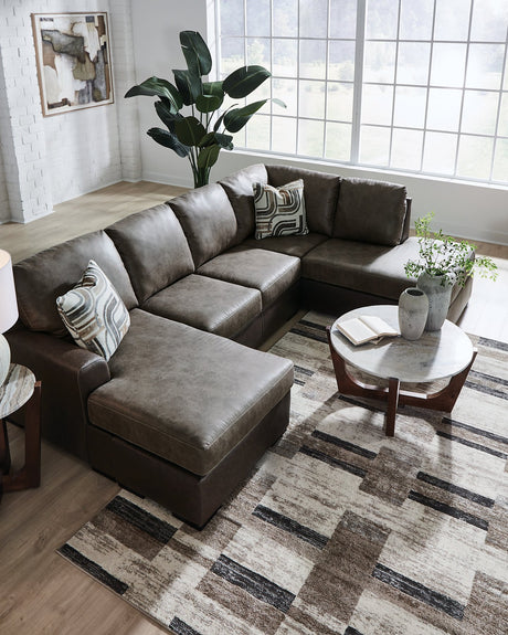 Castille Way Sectional with Chaise - Furniture World