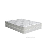 ELBERTYNA White 8" Tight Top Mattress, Cal.King