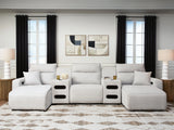 Modmax II Power Reclining Sectional with Chaise and Audio Consoles
