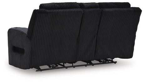Forest Lake Power Reclining Loveseat with Console - Furniture World