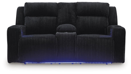 Forest Lake Power Reclining Loveseat with Console - Furniture World