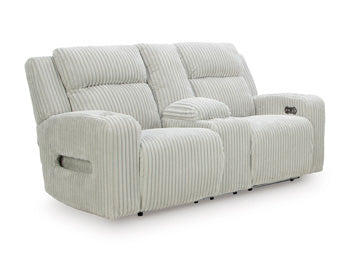 Forest Lake Power Reclining Loveseat with Console - Furniture World