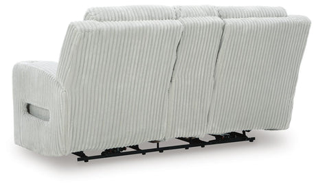 Forest Lake Power Reclining Loveseat with Console - Furniture World
