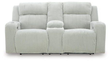 Forest Lake Power Reclining Loveseat with Console - Furniture World