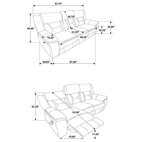 Greer Reclining Sofa - Furniture World