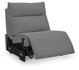 Modmax II Reclining Sectional with Double Chaise and Audio Consoles