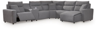 Modmax Power Reclining Sectional with Chaise - Furniture World