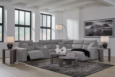 Modmax Power Reclining Sectional with Chaise - Furniture World