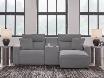 Modmax Power Reclining Sectional with Chaise - Furniture World