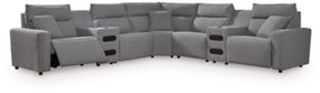 Modmax II Power Reclining Sectional with Audio Consoles - Furniture World