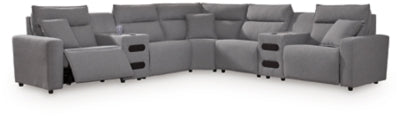 Modmax II Power Reclining Sectional with Audio Consoles - Furniture World