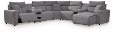 Modmax Power Reclining Sectional with Chaise - Furniture World