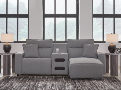 Modmax Power Reclining Sectional with Chaise - Furniture World