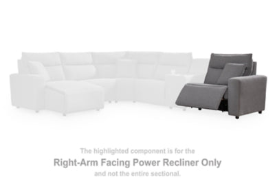 Modmax II Power Reclining Sectional with Audio Consoles - Furniture World