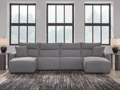 Modmax Power Reclining Sectional with Chaise - Furniture World