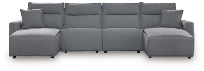 Modmax Power Reclining Sectional with Chaise - Furniture World