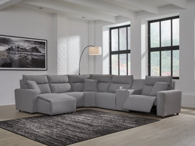 Modmax Power Reclining Sectional with Chaise - Furniture World