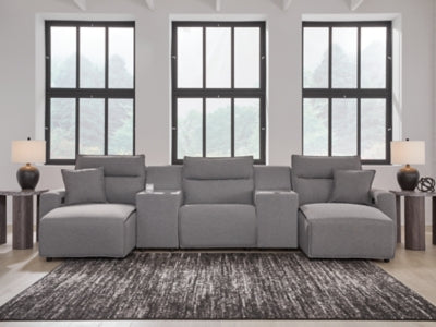 Modmax Power Reclining Sectional with Chaise - Furniture World