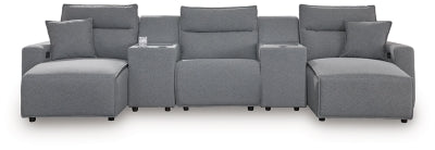 Modmax Power Reclining Sectional with Chaise - Furniture World