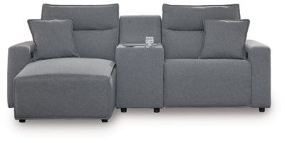 Modmax Power Reclining Sectional with Chaise - Furniture World