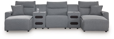 Modmax Power Reclining Sectional with Chaise - Furniture World