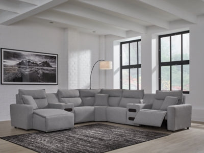 Modmax Power Reclining Sectional with Chaise - Furniture World