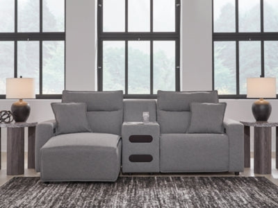 Modmax Power Reclining Sectional with Chaise - Furniture World