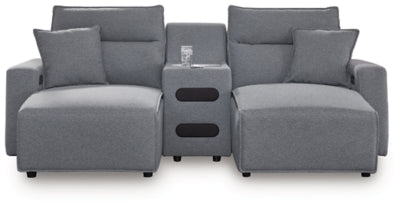 Modmax Power Reclining Sectional with Chaise - Furniture World