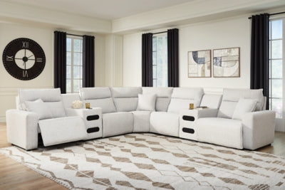 Modmax II Power Reclining Sectional with Audio Consoles - Furniture World