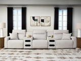 Modmax II Power Reclining Sectional with Audio Consoles - Furniture World