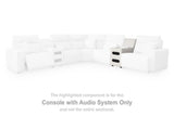 Modmax II Power Reclining Sectional with Audio Consoles - Furniture World